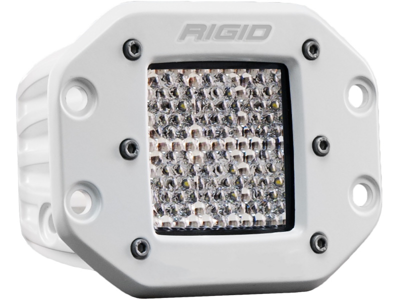 Rigid Industries Marine - Flush Mount - Dually - 60 Deg. Lens - Single for offroad lighting and electrical applications.