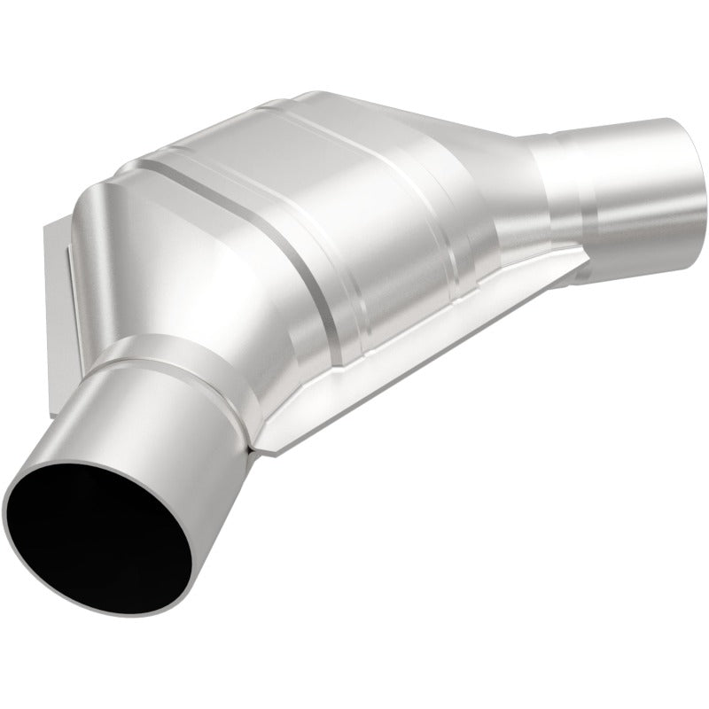 MagnaFlow Universal Catalytic Converter 2.00in Angled In/Out Frnt CA Secondary image