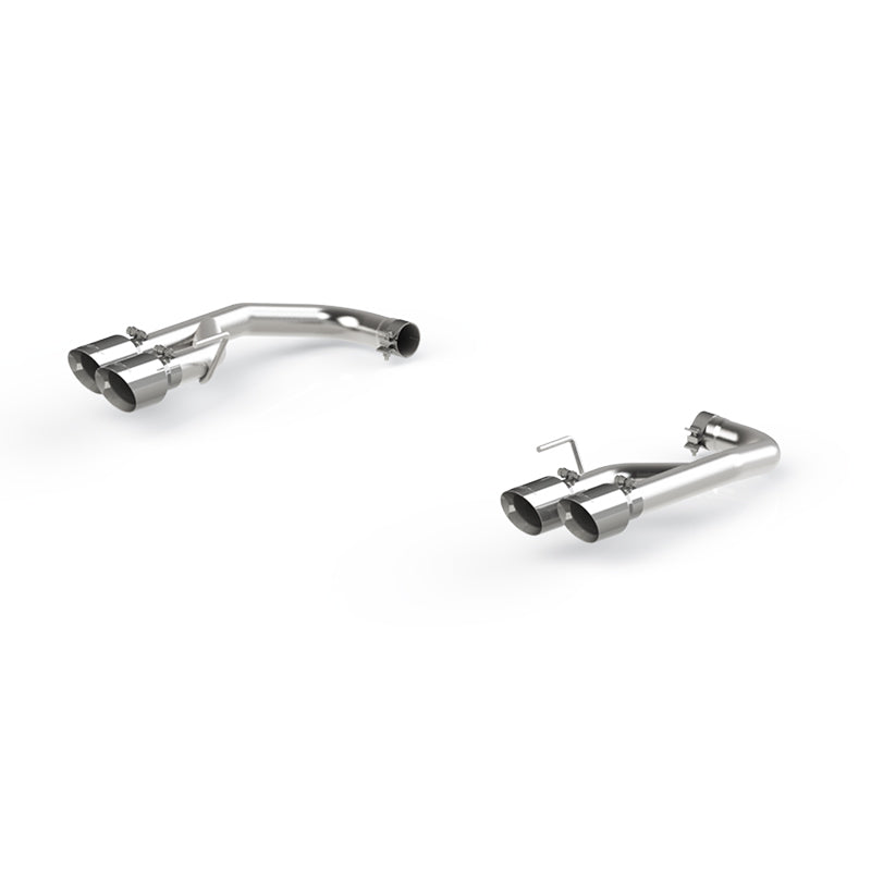 MBRP 18-20 Ford Mustang GT 2.5in T304 Non Active Dual Axle Back Exhaust System - 4in Dual Wall Tips Secondary image