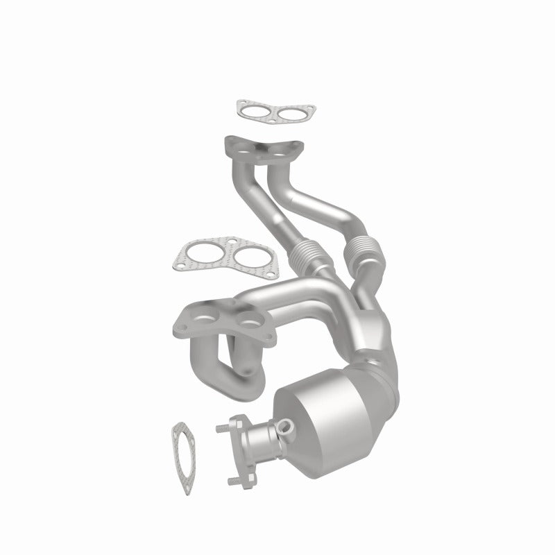 MagnaFlow Converter Direct Fit 06-11 Subaru Impreza 2.5L with gaskets and pipes.
