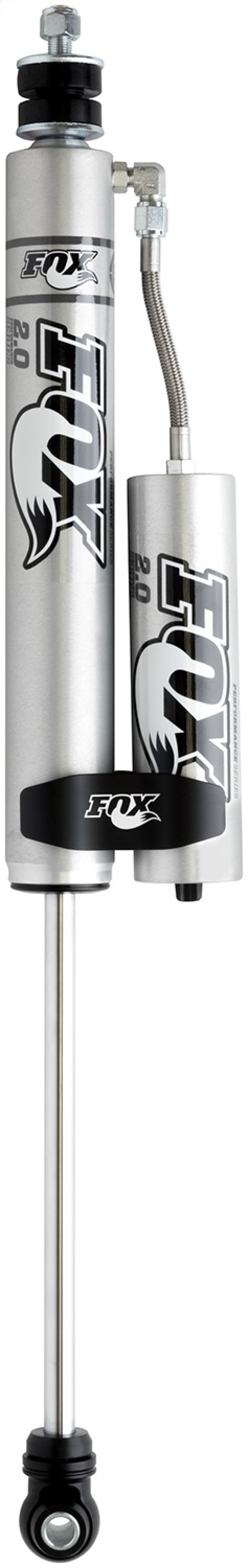 Fox 01-10 Chevy HD 2.0 Perf Series 9.6in. Smooth Body Remote Res. Front Shock / 7-9in. Lift - Alum. for off road parts