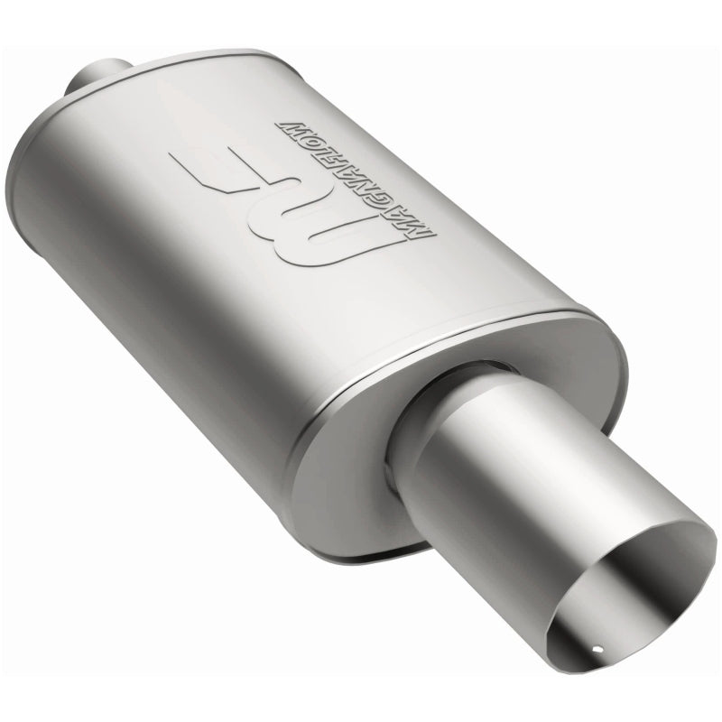 MagnaFlow Muffler W/Tip Mag SS 14X5X8 2.25/4. for offroad performance upgrades