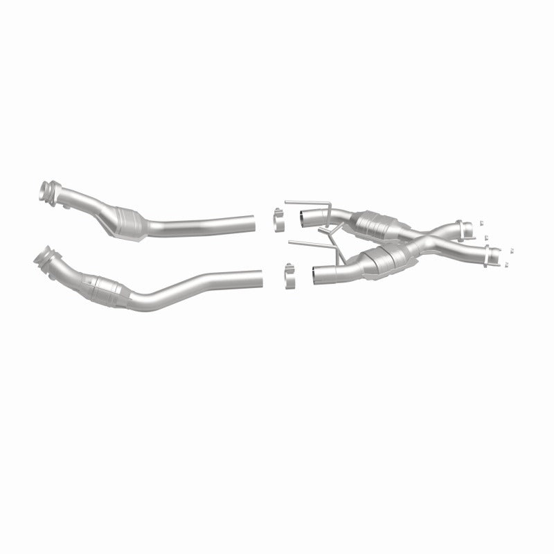 MagnaFlow Conv DF 86-93 Ford Mustang 5.0L CA exhaust pipes for offroad performance upgrades
