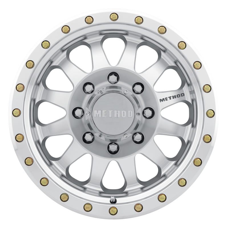 Method MR304 Double Standard 17x8.5 0mm Offset 8x170 130.81mm CB Machined/Clear Coat Wheel Secondary image