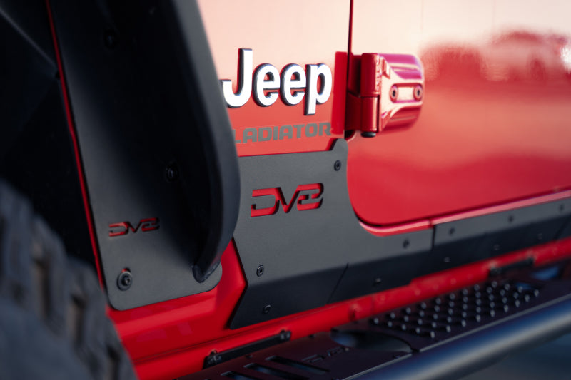 DV8 Offroad 20-23 Jeep Gladiator JT Rock Skins on Jeep