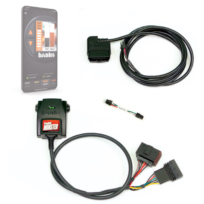 Banks Power Pedal Monster Kit (Stand-Alone) - TE Connectivity MT2 - 6 Way - Use w/Phone Secondary image