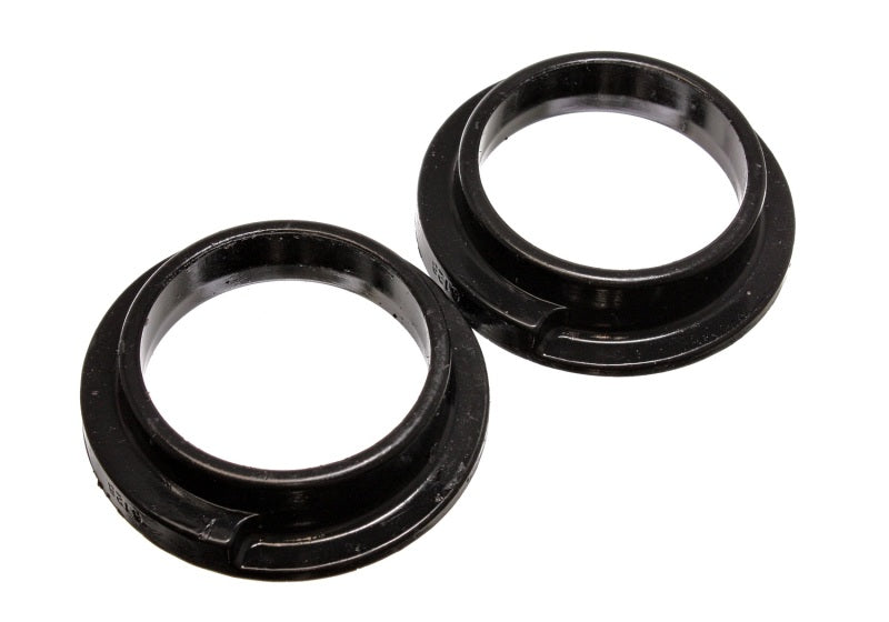 Energy Suspension Universal 3in ID 4 5/16in OD 1 1/8in H Black Coil Spring Isolators (2 per set) Secondary image