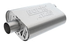 Borla CrateMuffler SBC Hot 350/383 3 inch Offset/Center 14in x 4.35in x 9in Oval Muffler for performance offroad parts