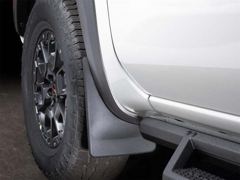 WeatherTech 22-23 Nissan Frontier D41 (Incl. Pro-X/Pro-4X) No Drill Front MudFlaps - Black Secondary image