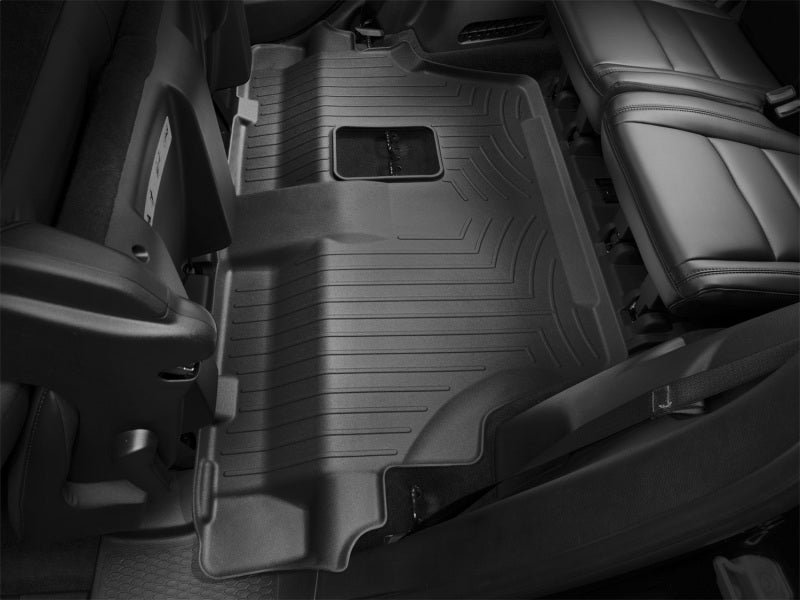 WeatherTech 25-26 Cadillac Escalade/Escalade V 2nd Row Bench Rear FloorLiner HP - Black Secondary image
