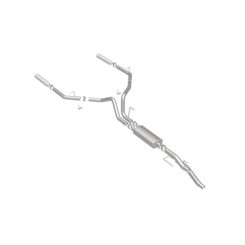 MagnaFlow SYS C/B 09 F-150 EC-CC/SB dual splt exhaust system for trucks