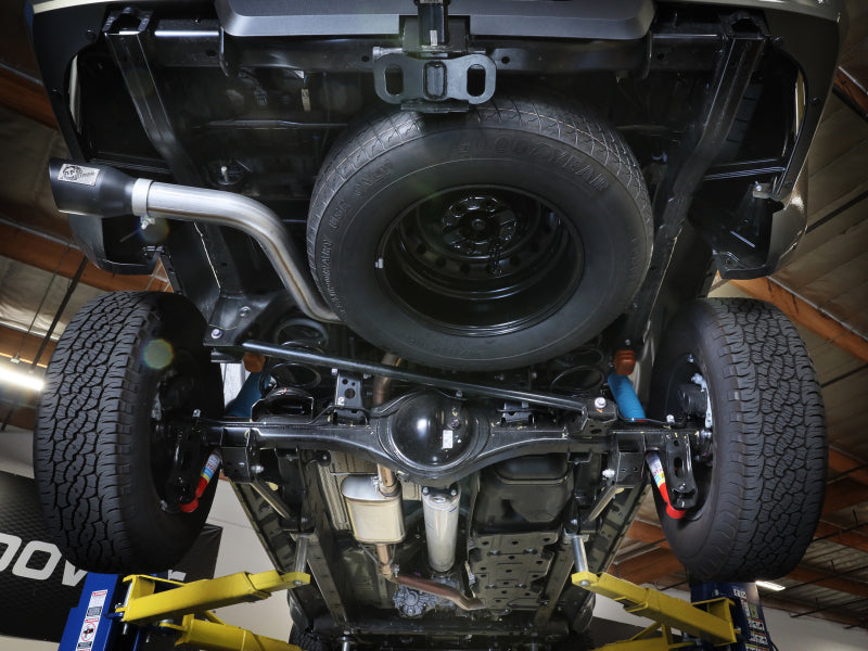 aFe 2024 Toyota Tacoma L4 2.4L Apollo Series 2.5-3in 409 SS Steel Cat-Back Exhaust w/Black Tips Secondary image