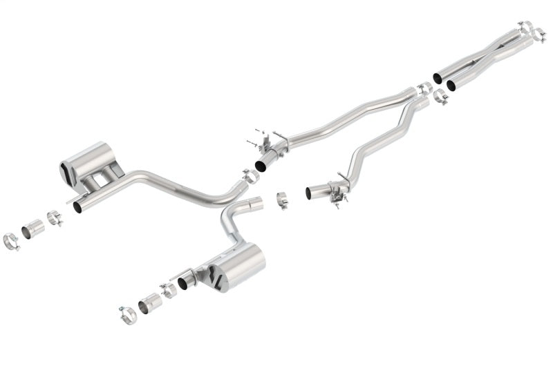 Borla 2015 Dodge Challenger SRT/392 Hemi 6.4L V8 ATAK Catback Exhaust w/ Valves Factory Bezel Secondary image
