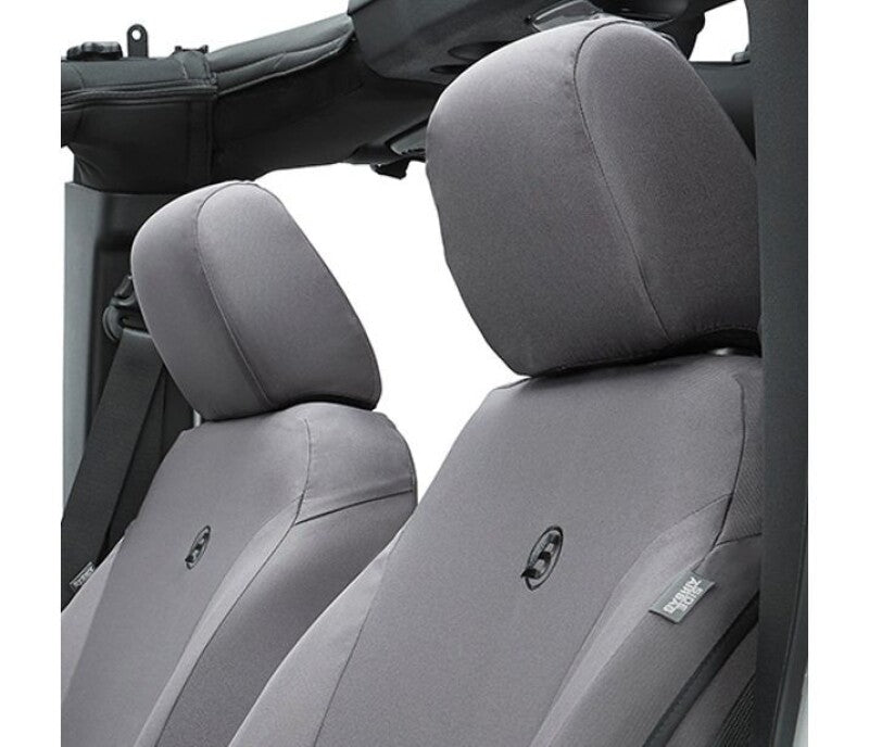 Bestop 07-12 Jeep Wrangler JK Front Seat Covers (Charcoal) Secondary image