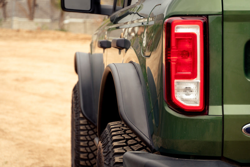 DV8 Offroad 21-23 Ford Bronco Tube Fender Flares installed