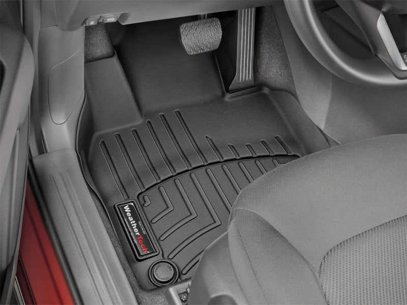 WeatherTech 2017+ Mazda CX-5 Front FloorLiner - Black in car