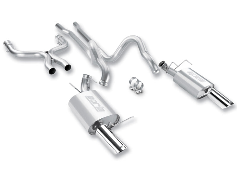 Borla 2011-2012 Mustang GT 5.0L 8cyl 6spd RWD Aggressive ATAK Catback Exhaust components