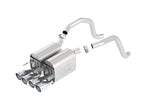 Borla 05-08 Chevrolet Corvette Coupe/Conv 6.0L/6.2L 8cyl Aggressive ATAK Exhaust (rear section only) with polished tips