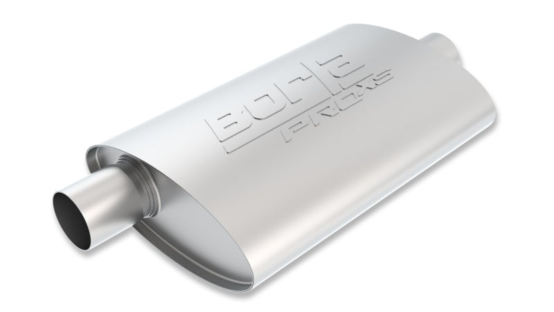 Borla Pro-XS 2in Tubing 14in x 4in x 9.5in Oval Center/Offset Muffler for offroad performance upgrades