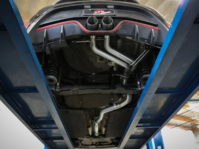 aFe Takeda 2-1/2in to 3in SS-304 Cat-Back Exhaust w/ Blue Flame Tips 13-17 Hyundai Veloster L4-1.6L Secondary image