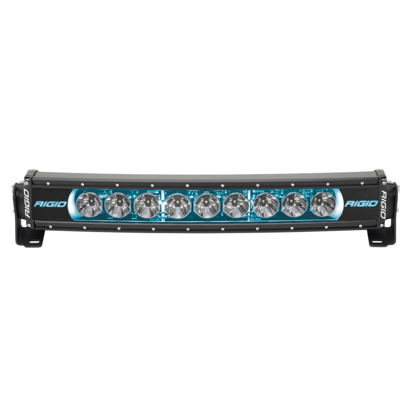 Rigid Industries Radiance+ Curved 20in. RGBW Light Bar for offroad lighting and electrical.