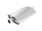 Borla Pro-XS 2inch, 2inch, 14inch x 9-1/2inch x 4inch Oval Cen/Cen w/o Notch Turbo Muffler for offroad parts