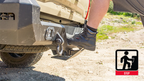 Body Armor 4x4 Backbone Hitch Skid step for easy access