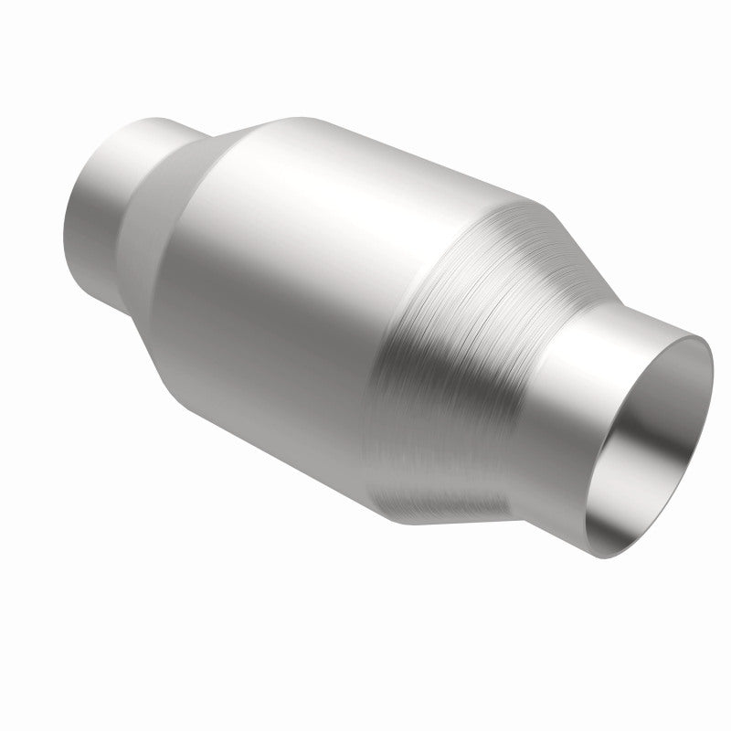 MagnaFlow Conv Univ 2.5in Inlet/Outlet Center/Center Round for offroad performance upgrades