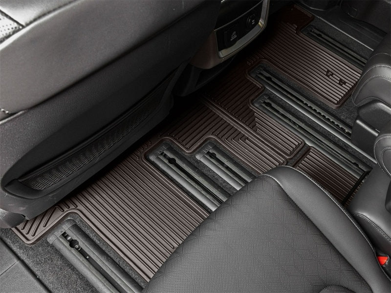 WeatherTech 22-26 Kia Carnival-8 Passenger-2nd Row Rear All-Weather Floor Mats 2pc - Cocoa Secondary image