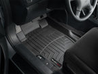 WeatherTech 03-07 Honda Accord Front FloorLiner - Black in vehicle cabin.