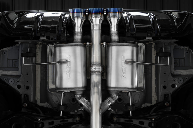MBRP 2024+ Acura Integra Type-R T304 SS 3in Cat-Back Triple Center Outlet Exhaust w/Burnt Tips Secondary image