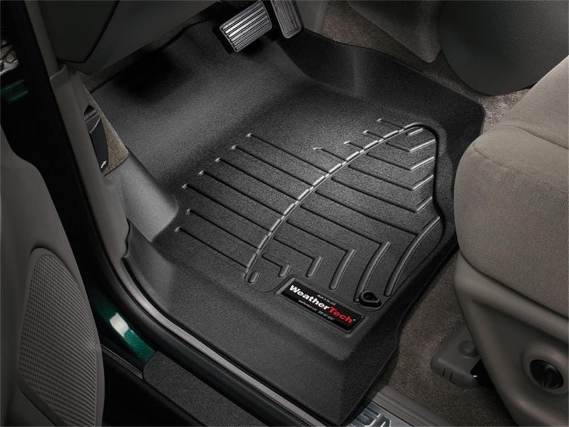 WeatherTech 02-04 Oldsmobile Bravada (4 door) Front FloorLiner - Black in vehicle interior