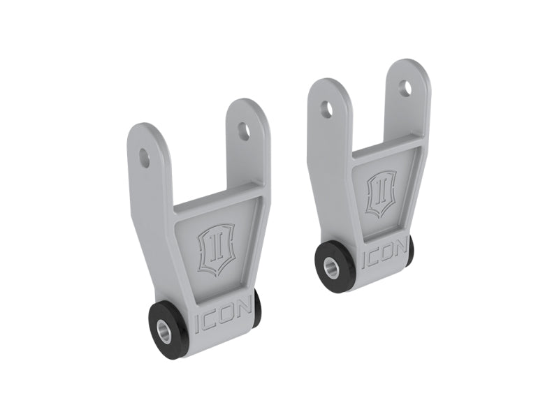 ICON 10-23 Ford F-Series Billet 1in Lowering Shackle Kit for off road parts