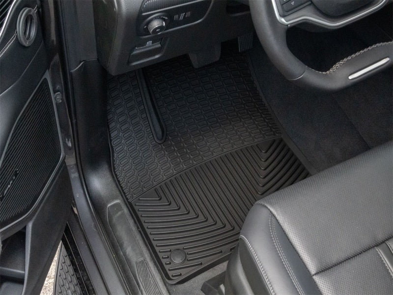WeatherTech 22-26 Jeep Grand Wagoneer 1st Row Front All-Weather Floor Mats - Black Secondary image