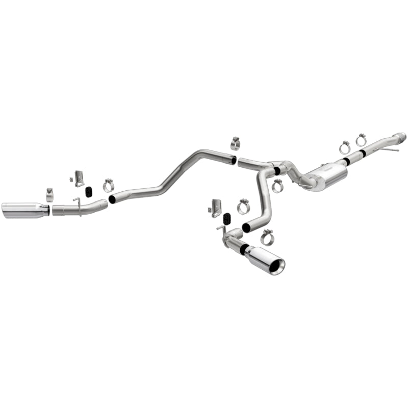 MagnaFlow 2019 Chevy Silverado 1500 V8 5.3L Street Series Dual Split Exit Exhaust w/ Polished Tips Secondary image