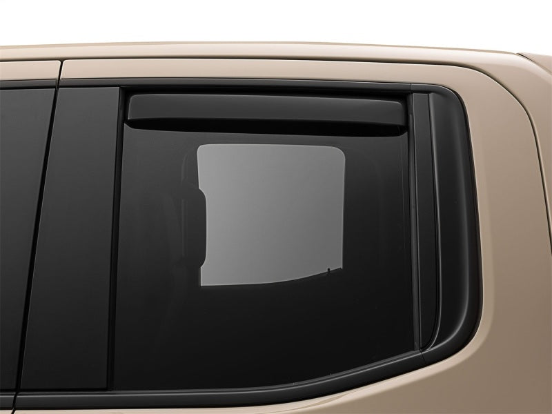 WeatherTech 19-26 Chevrolet Silverado 1500 Rear Rear Side Window Deflectors - Matte Blk Secondary image