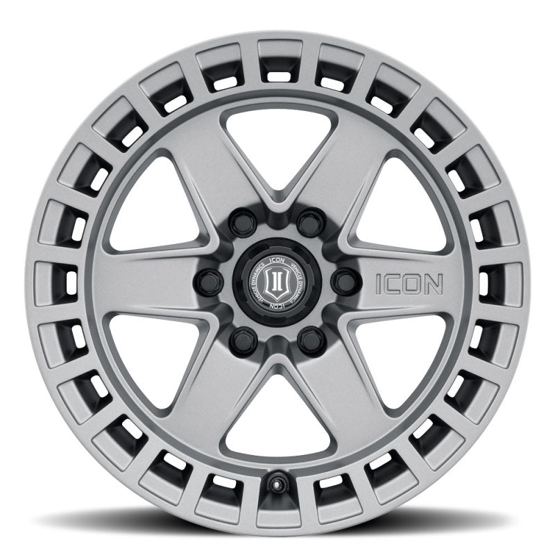 ICON Raider 17x8.5 6x120 0mm Offset 4.75in BS Titanium Wheel Secondary image