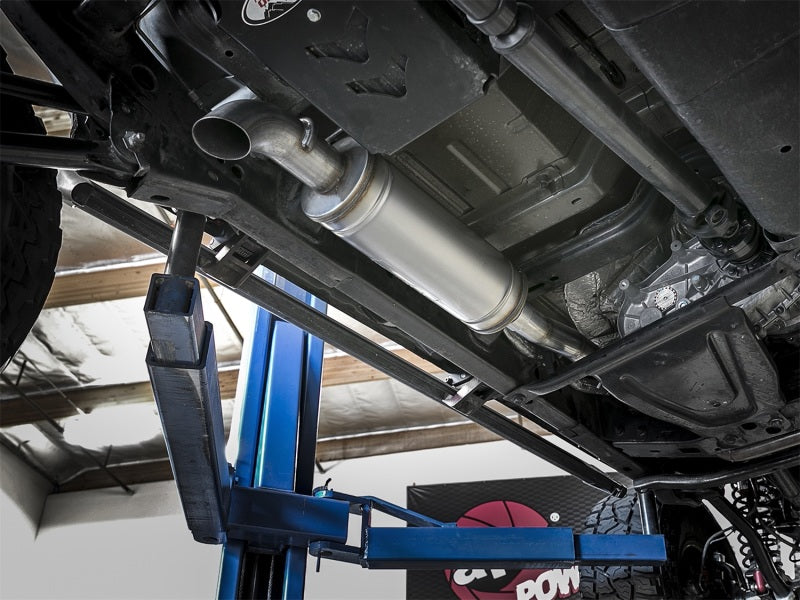 aFe Rock Basher 3in 409 SS Cat-Back Turn-Down Exhaust 12-18 Jeep Wrangler (JK) V6 3.6L/ 07-11 3.8L Secondary image