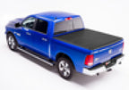 BAK 02-20 Dodge Ram 1500 (19-20 Classic Only) / 03-20 Ram 2500/3500 8ft Bed BAKFlip MX4 Matte Finish on blue truck