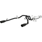 MagnaFlow 2019 Ram 1500 V8 5.7L (Excl. Tradesman) Black Coated 3in 409SS Cat-Back Exhaust System components