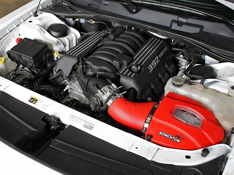 aFe POWER Momentum GT Limited Edition Cold Air Intake 11-17 Dodge Challenger/Charger SRT - Red Secondary image
