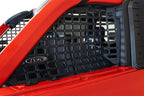 Addictive Desert Designs21-23 Ford Bronco & Bronco Raptor Rear Window Molle Storage Panels close-up showing durable organization.