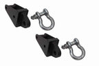 Fishbone Offroad 07-18 JK Wrangler Rubicon and Unlimited Jeep JK Rear D-Ring Frame Mounts for off road parts and recovery gear