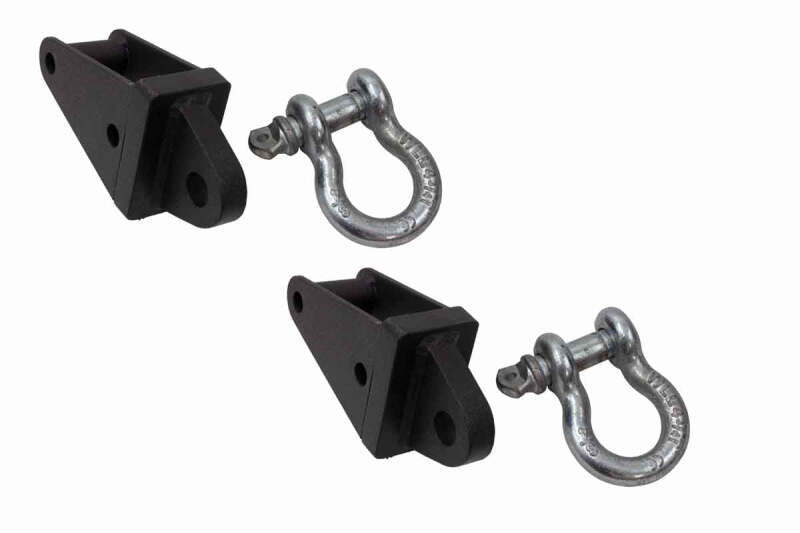 Fishbone Offroad 07-18 JK Wrangler Rubicon and Unlimited Jeep JK Rear D-Ring Frame Mounts for off road parts and recovery gear