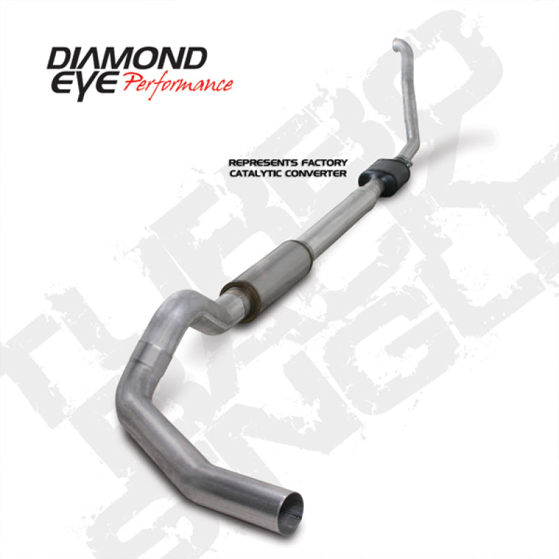 Diamond Eye KIT 5in Turbo Back SGL AL: 94-97 FORD 7.3L F250/F350 PWRSTROKE NFS W/ CARB EQUIV STDS Secondary image