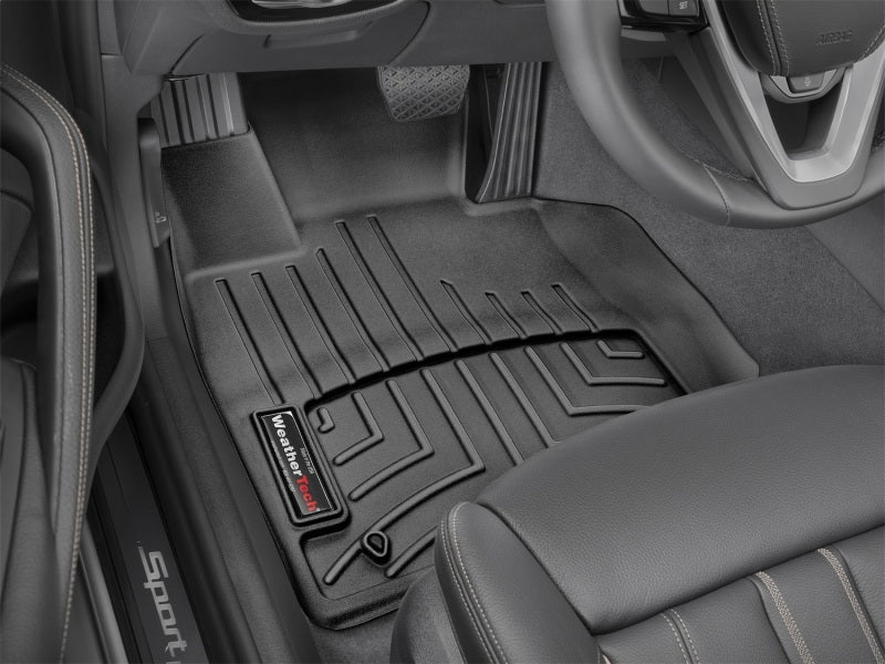 WeatherTech 2017+ BMW 5-Series Front FloorLiner - Black (xDrive Only - Does Not Fit RWD) in car interior