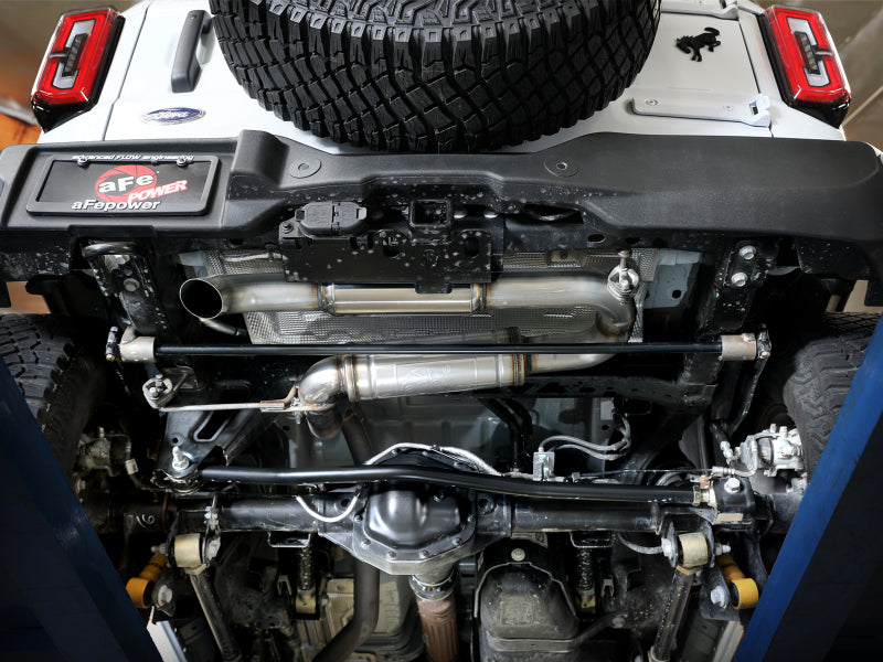 aFe 21-24 Ford Bronco Apollo GT Series 3 IN 409 Stainless Steel Hi-Tuck Axle-Back Exhaust Secondary image