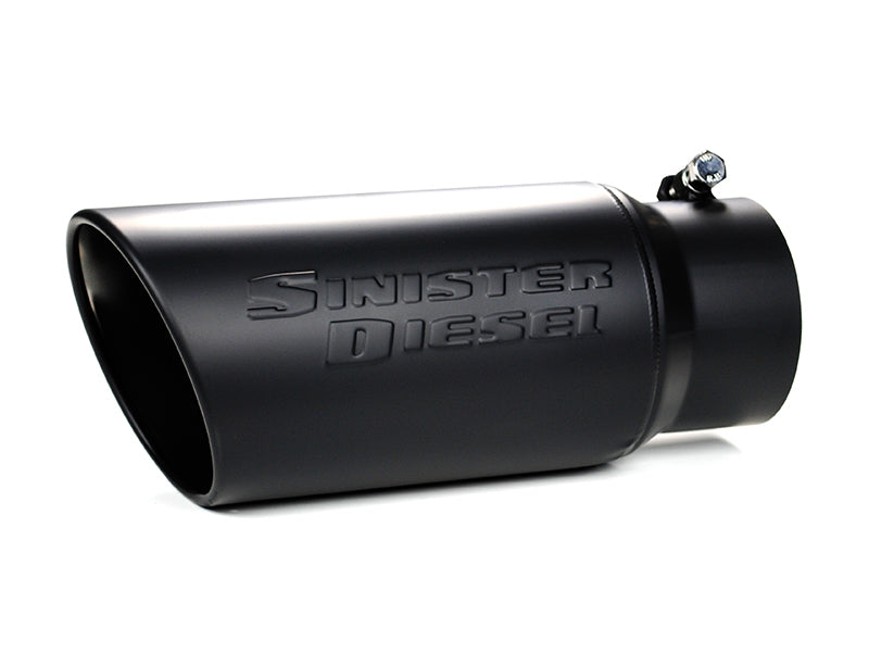 Sinister Diesel Universal Black Ceramic Coated Stainless Steel Exhaust Tip (4in to 5in) Secondary image
