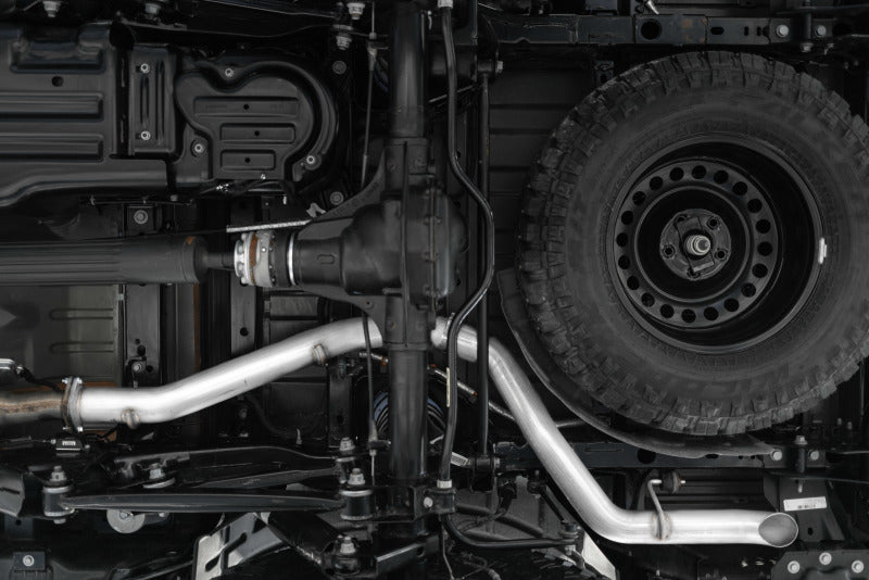 MBRP 2021+ JEEP Gladiator JT 3.0L EcoDiesel XP Series T304SS 3in Filter Back w/ Rear Turn Down Secondary image