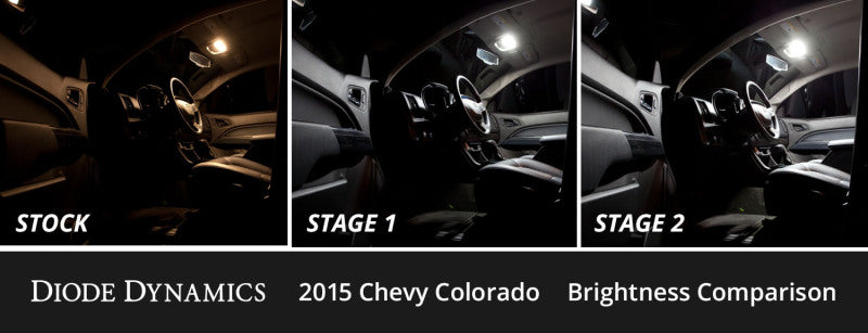 Diode Dynamics 15-22 Chevrolet Colorado Interior LED Kit Cool White Stage 2 Secondary image